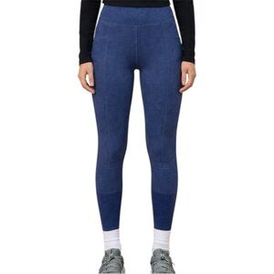 Threads 4 Thought Blue Heather High Waist Leggings M